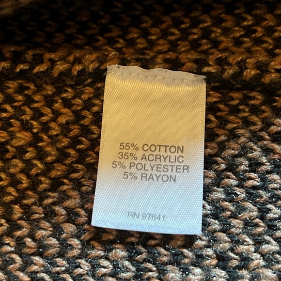 J Jill Brown Tweed Cotton Blend Duster Cardigan Sweater Jacket - Picture 11 of 16